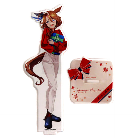 Sounds of Earth Uma Musume Pretty Derby Season 3 Pop Up Shop in Marui Acrylic Figure Stand Christmas Gift Ver [USED]