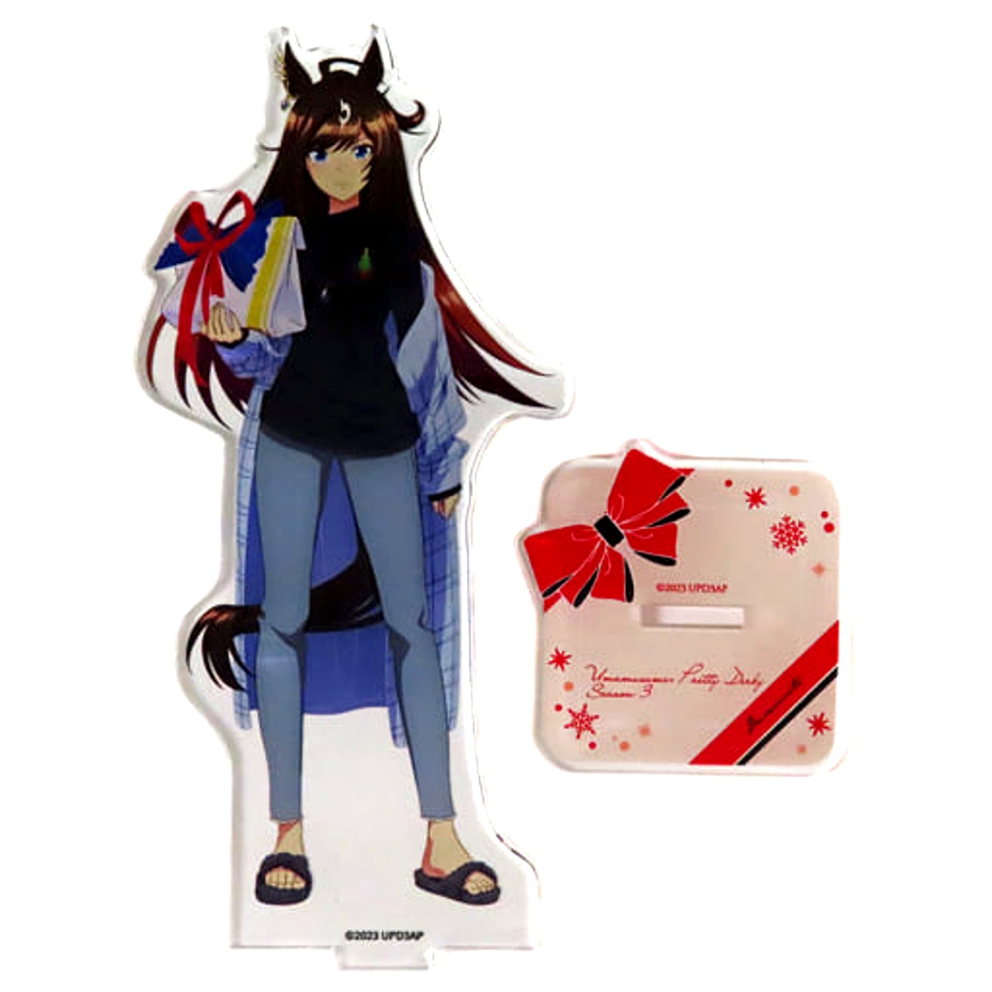 Duramente Umamusume Pretty Derby Acrylic Figure Stand Christmas Gift Version Season 3 POP UP SHOP in Marui [USED]