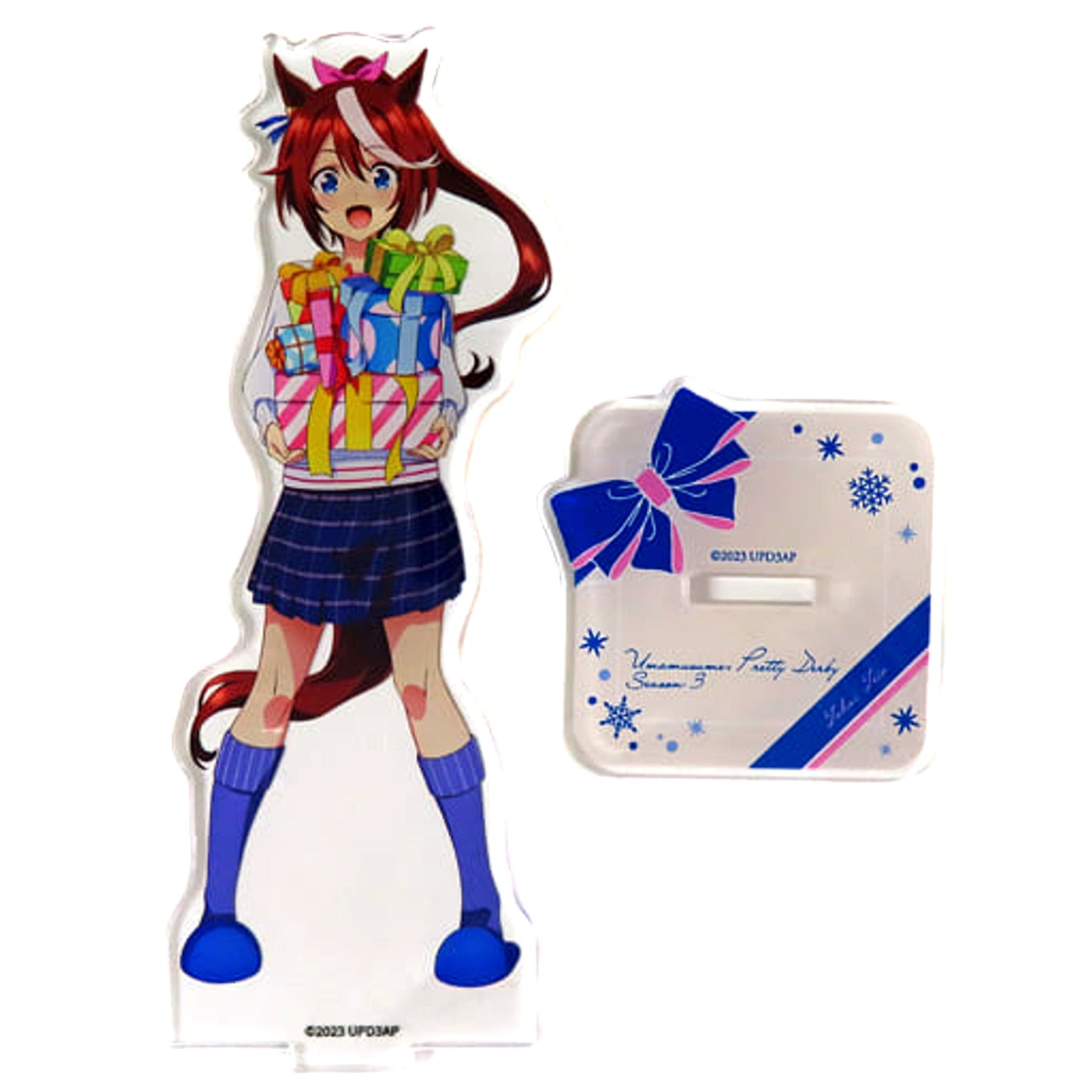 Tokai Teio Umamusume Pretty Derby Acrylic Figure Stand Christmas Gift Version Season 3 POP UP SHOP in Marui [USED]