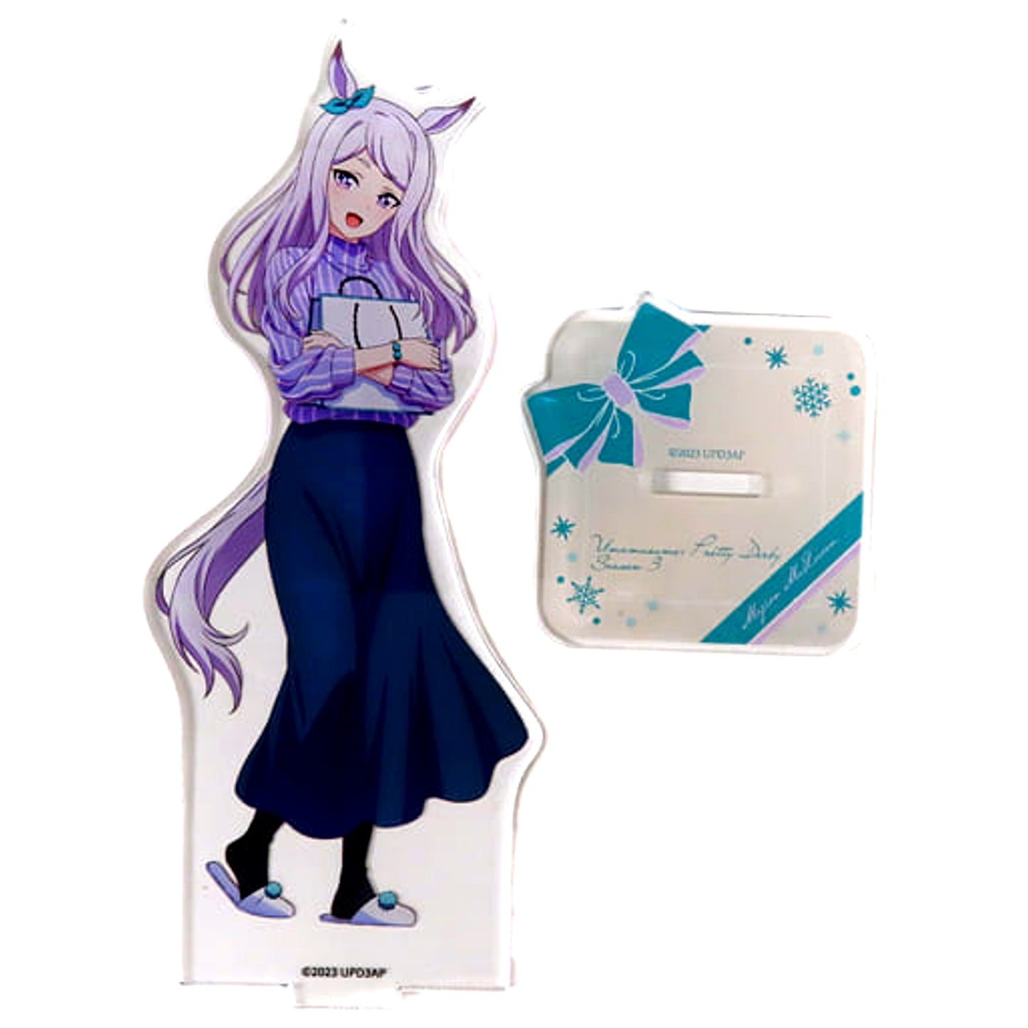 Mejiro McQueen Uma Musume Pretty Derby Season 3 Pop Up Shop in Marui Acrylic Figure Stand Christmas Gift Ver [USED]