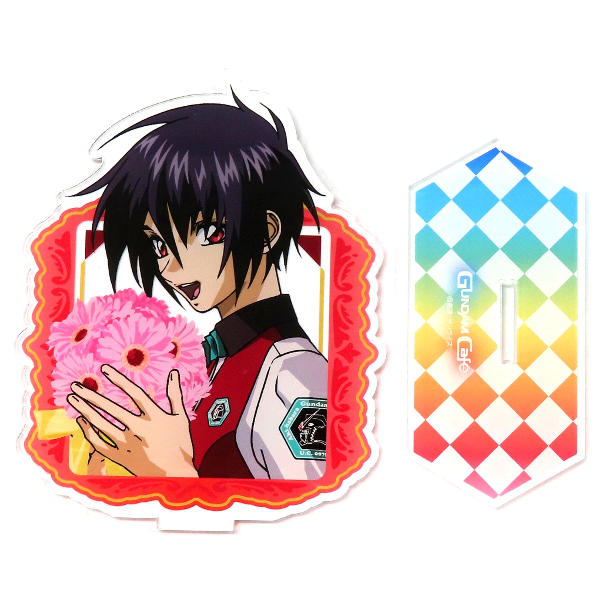Shinn Asuka Mobile Suit Gundam SEED DESTINY Acrylic Stand GUNDAM Cafe Finale Party Reservation Course Bonus [USED]