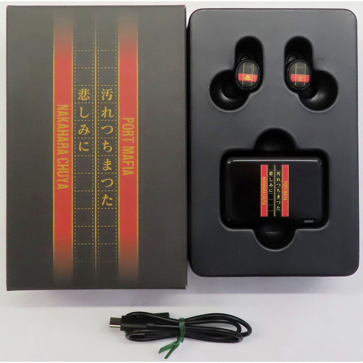 Chuya Nakahara Wireless Earphones CP-TWS01A Bungo Stray Dogs x Onkyo [USED]