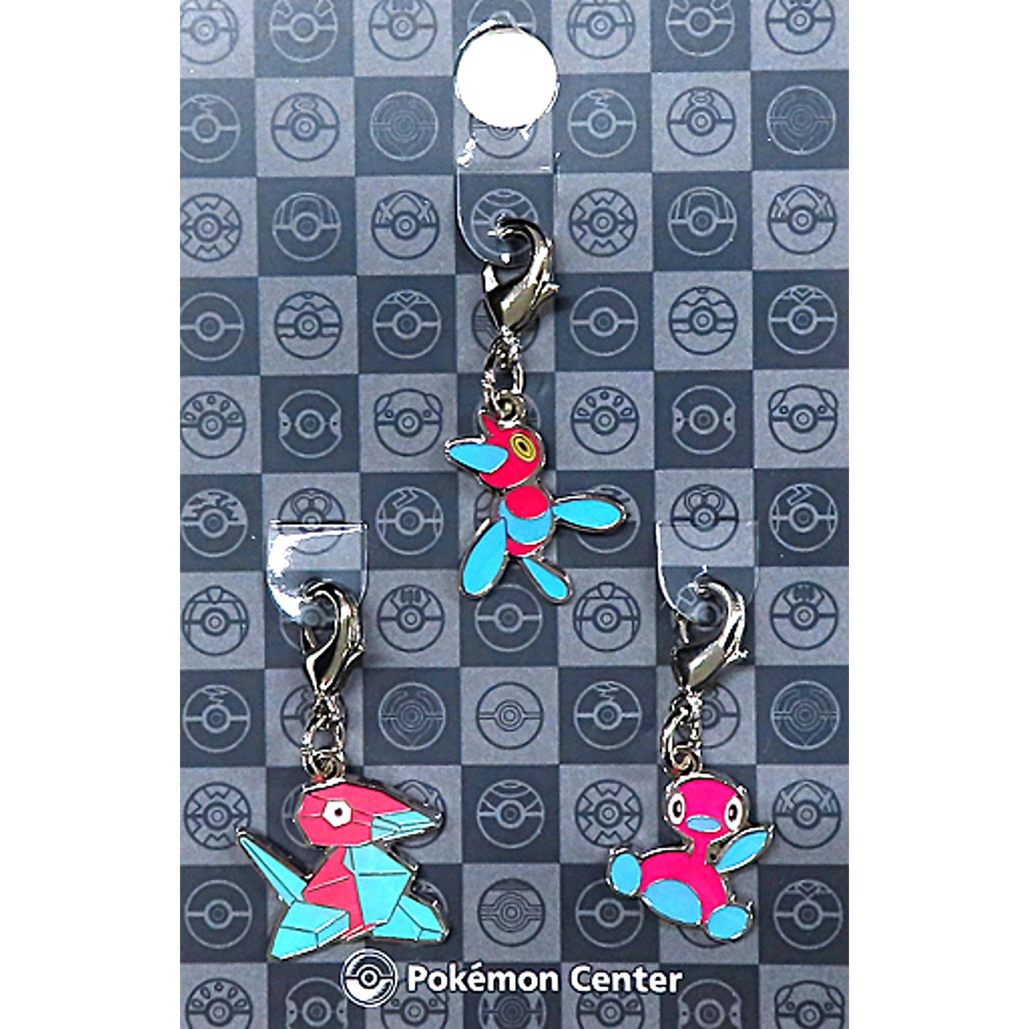 137. Porygon 233. Porygon2 474. Porygon-Z Pokemon National Pokedex Metal Charm [USED]