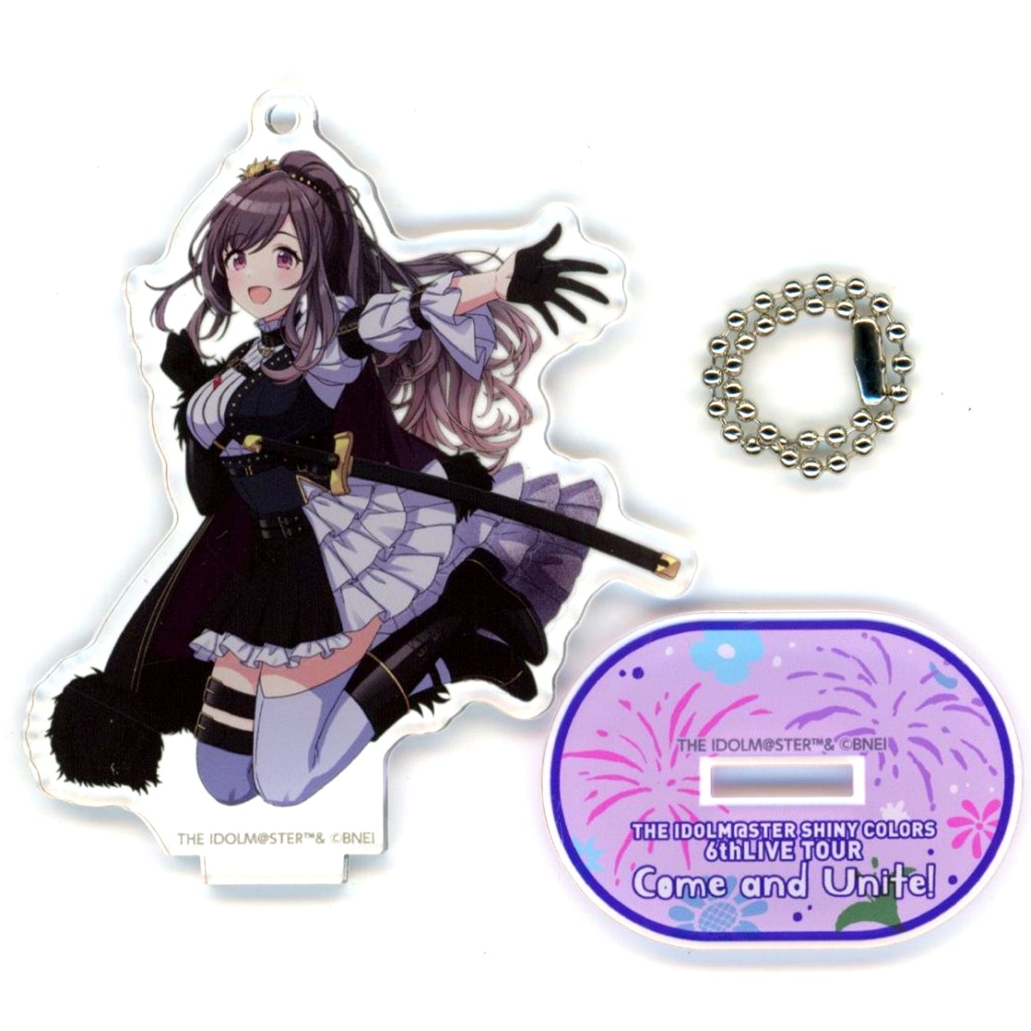 Kogane Tsukioka The Idolm@ster Shiny Colors Official Acrylic Stand Keychain 6th Live Tour Ver. [USED]