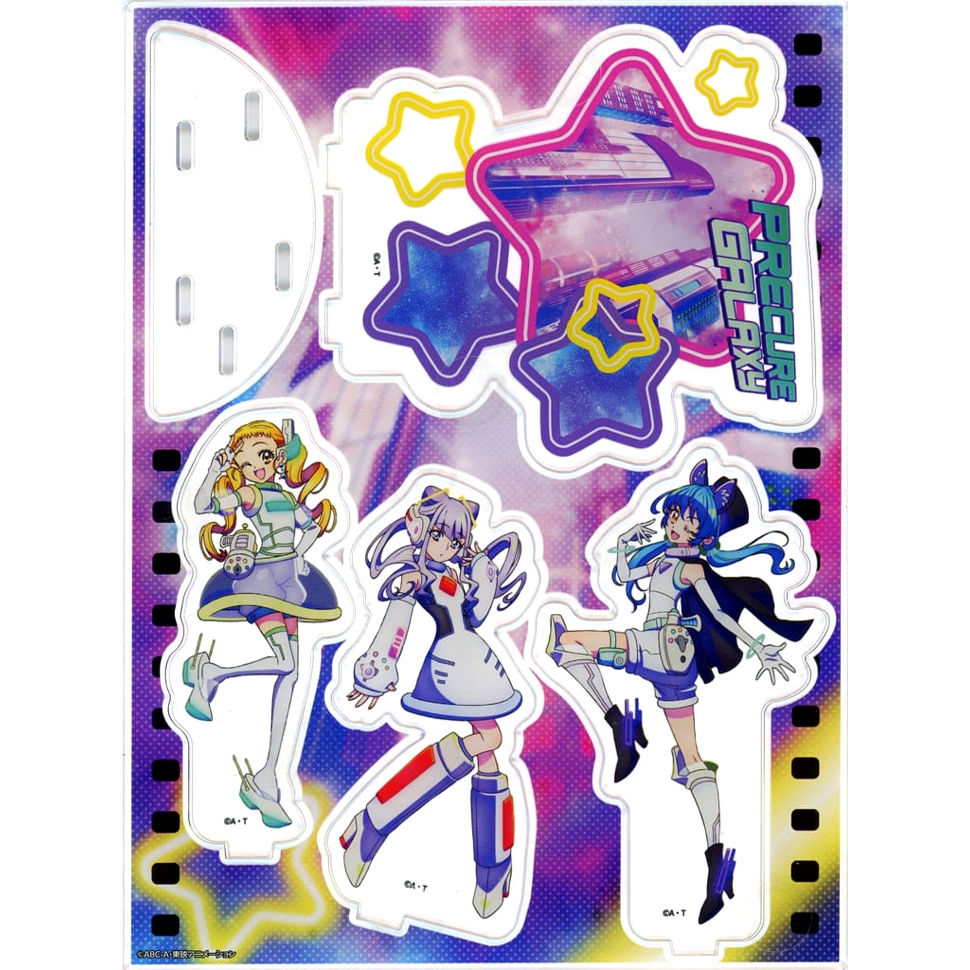 Precure Galaxy Pretty Cure All Stars Production Precure -Feature film- Pretty Store Limited Diorama Acrylic Stand [USED]