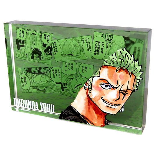 Roronoa Zoro One Piece Acrylic Block HEROES 2023 [USED]