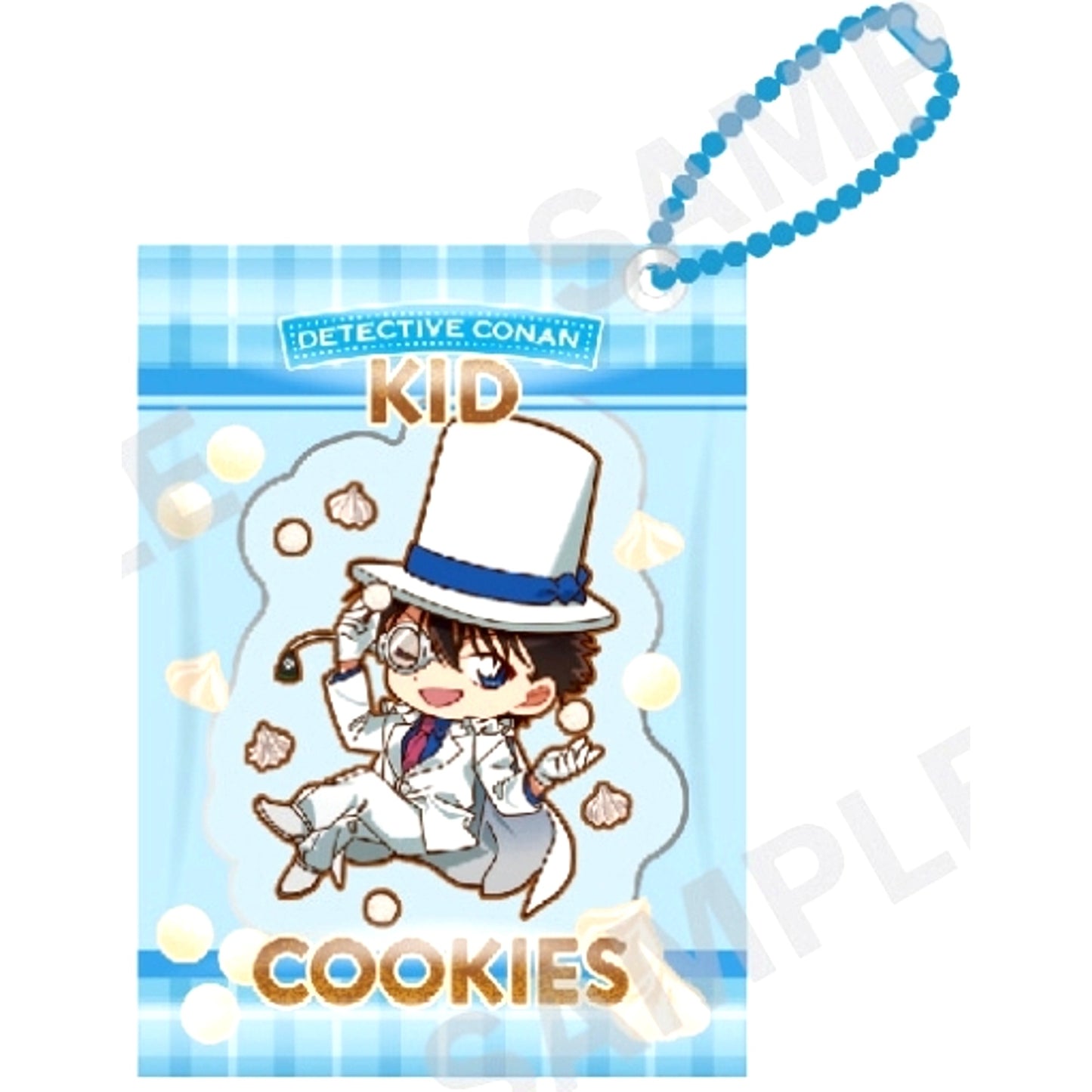 Kaito Kid Detective Conan Oyatsu Keychain Cookie Ver. [USED]