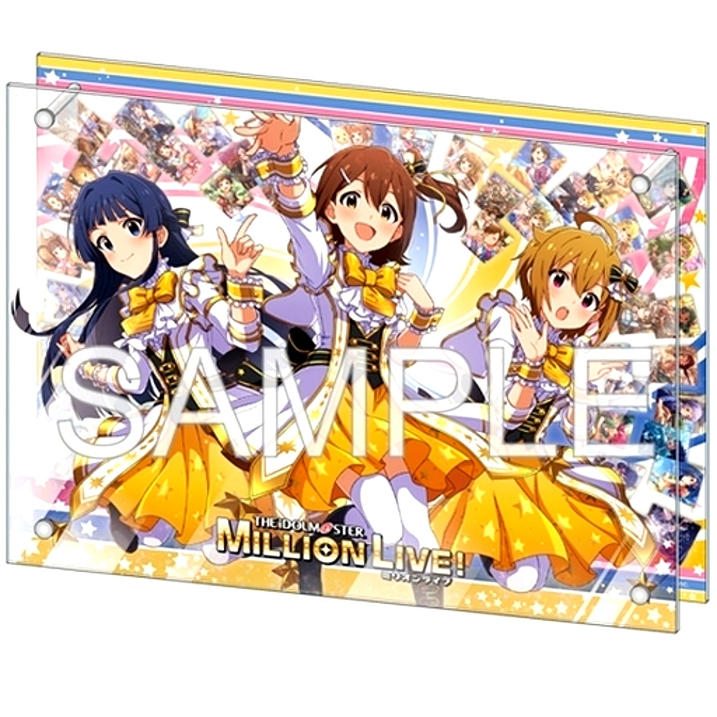 THE IDOLM@STER Million Live! Diorama Acrylic Panel Nandodemo Waraou Ver. [USED]