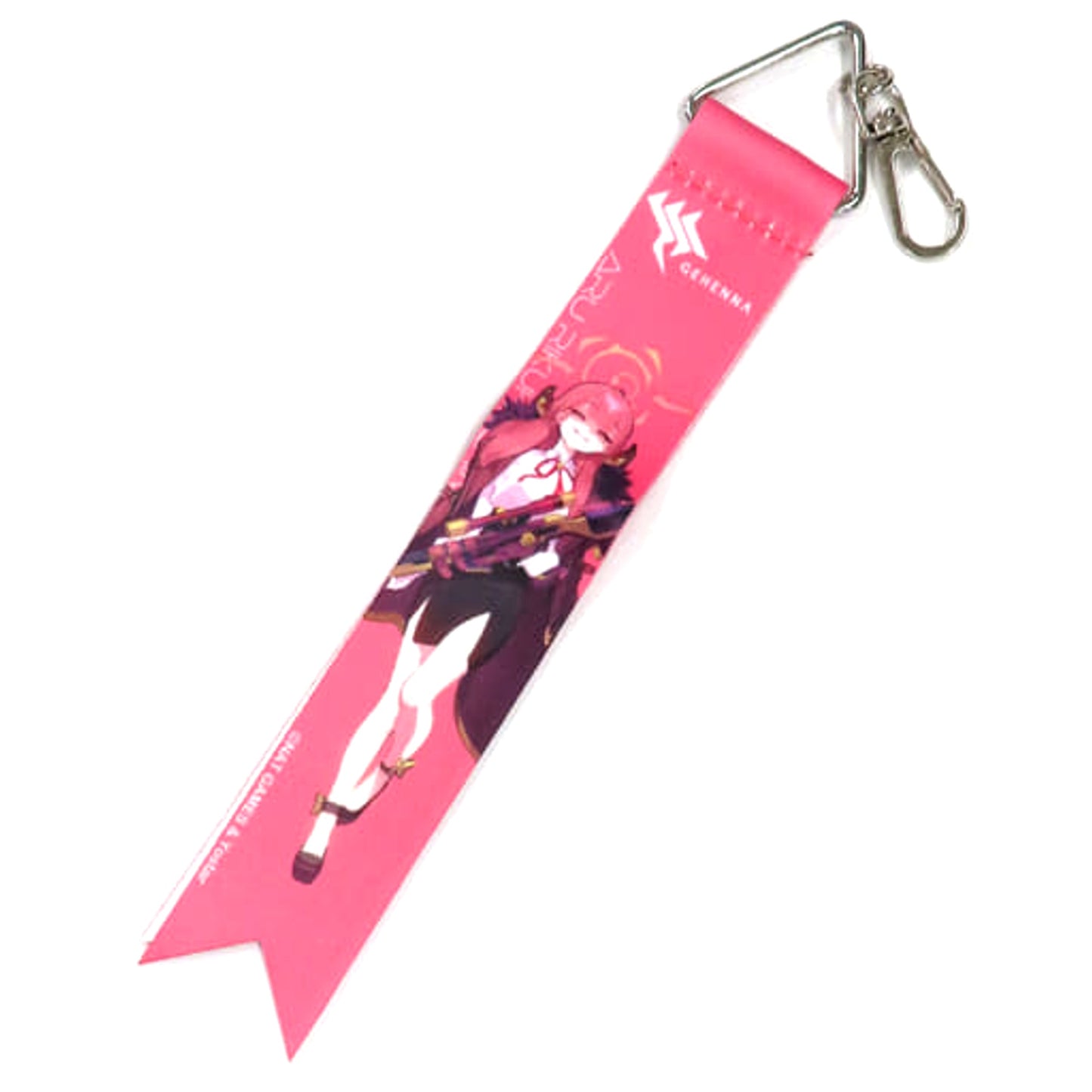 Blue Archive x R4G Aru Rikuhachima Character Ribbon Key Holder Keychains [USED]