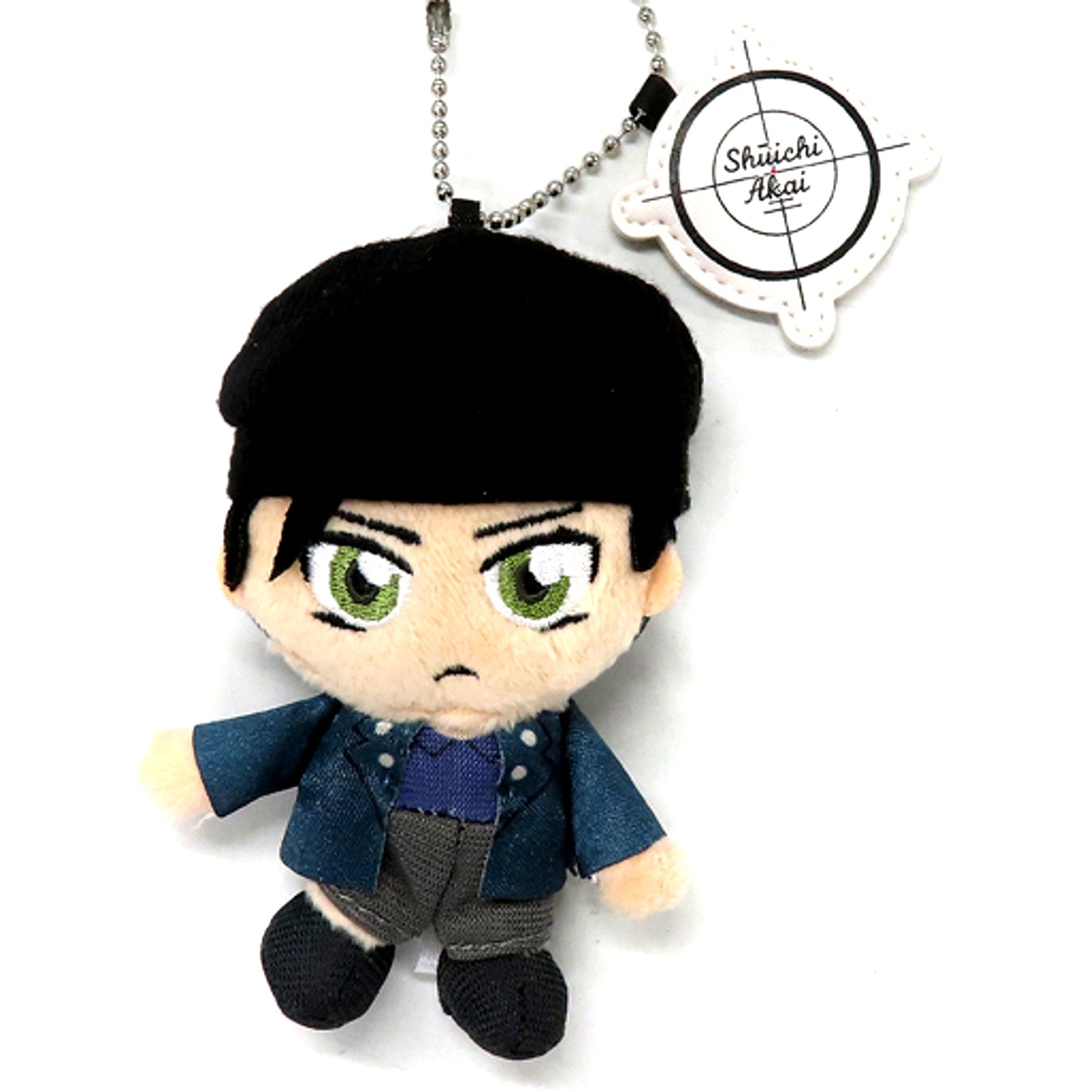 Shuichi Akai Detective Conan Mascot Keychain Universal Studios Japan Limited [USED]