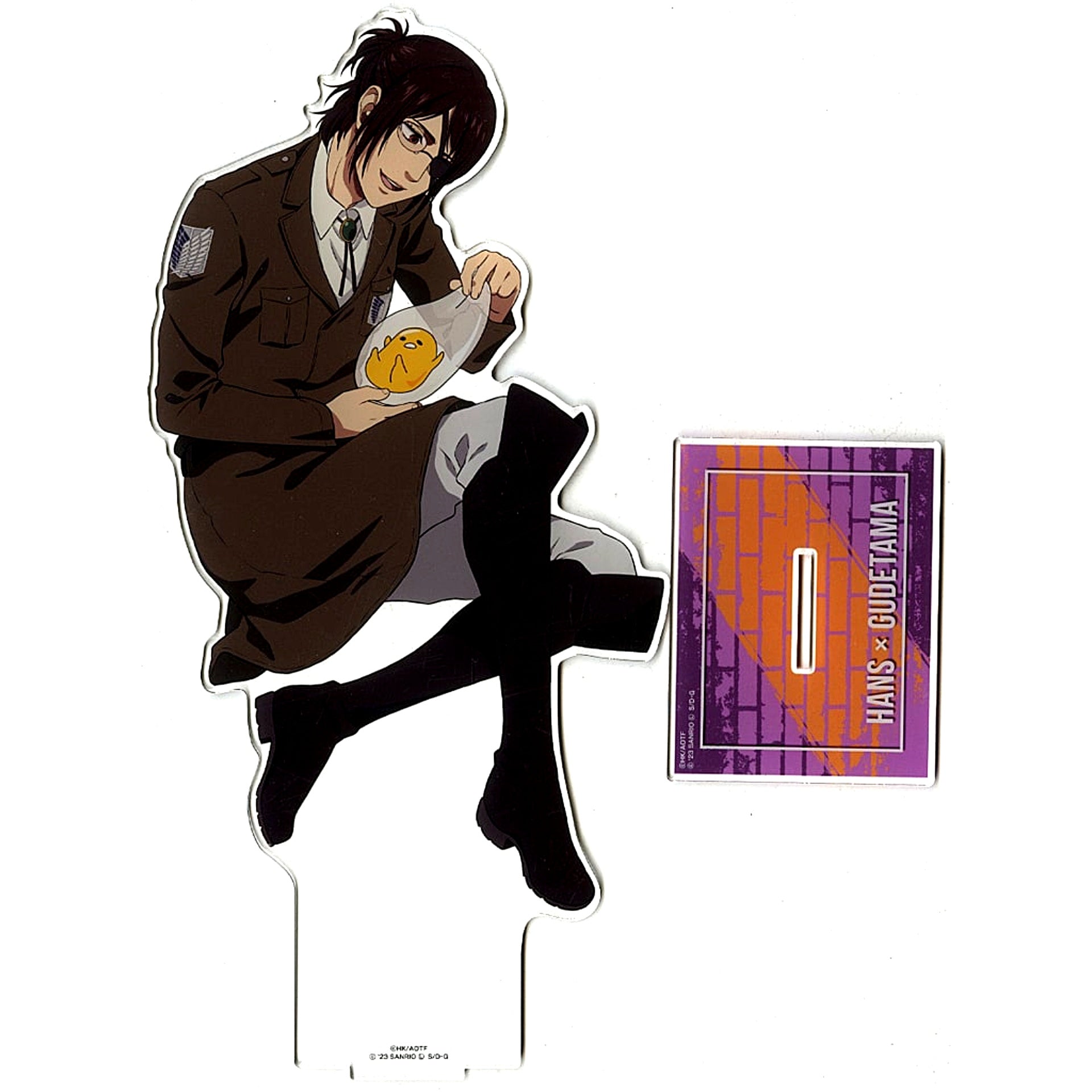 Hange Zoe x Gudetama Attack on Titan x Sanrio Characters The 3rd Edition Acrylic Stand L [USED]