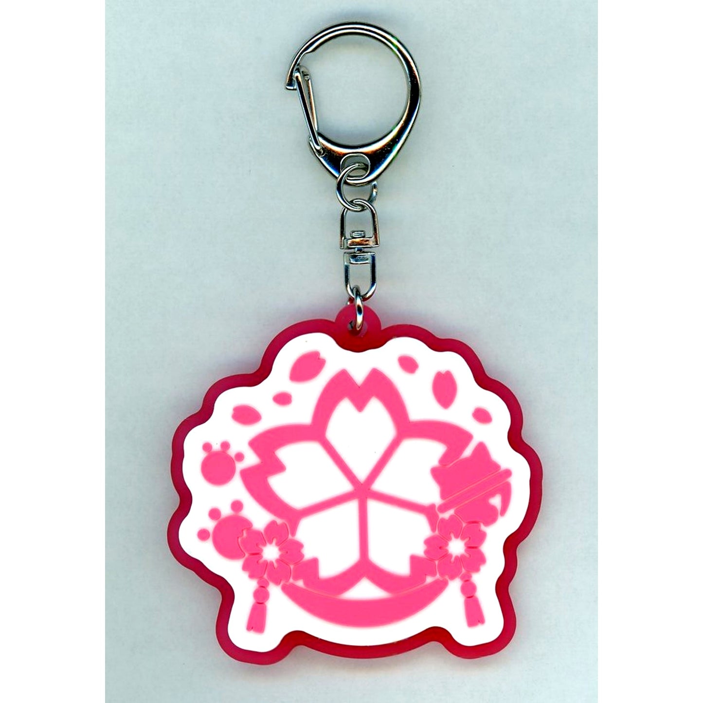Sakura Miko Hololive Holo Emblem Rubber Keychain [USED]