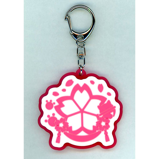 Sakura Miko Hololive Holo Emblem Rubber Keychain [USED]
