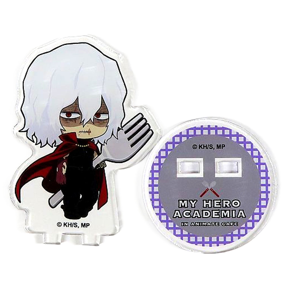 My Hero Academia Tomura Shigaraki Trading Acrylic Keychain Cutlery Ver. B animate cafe Stand Hareza Ikebukuro Limited Acrylic Stands [USED]
