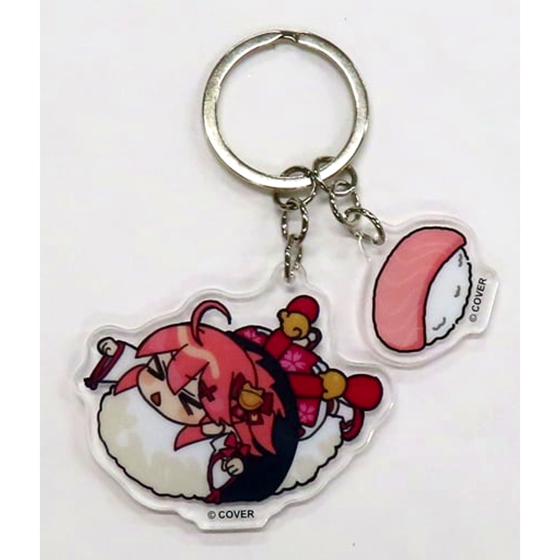 Sakura Miko Hololive Holo no Graffiti Holo Sushi Goods Series Acrylic Keychain [USED]