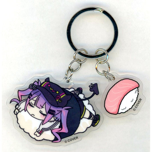 Tokoyami Towa Virtual YouTuber Hololive Acrylic Keychain Hologra Holo Sushi Goods Series [USED]