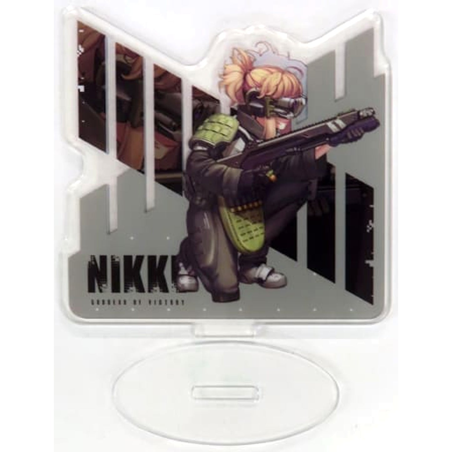 Goddess of Victory: Nikke Product 23 Ichiban Kuji Chapter2 Double-Sided Battle Acrylic Stand TWO Prize H Acrylic Stands [USED]