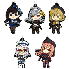 Goddess of Victory: Nikke Marian & Others All 5 Types Set Ichiban Kuji Chapter2 Rubber Charm Kyunchara Illustrations Prize J Charm [USED]