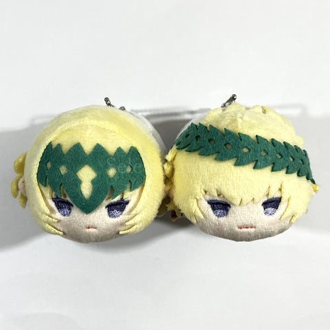 Saber/Dioscuri Fate/Grand Order Mochimochi Mascot Vol.9 Mochi mochi Mascot Store Limited Box Purchase Privilege Key Chain [USED] — photo 1