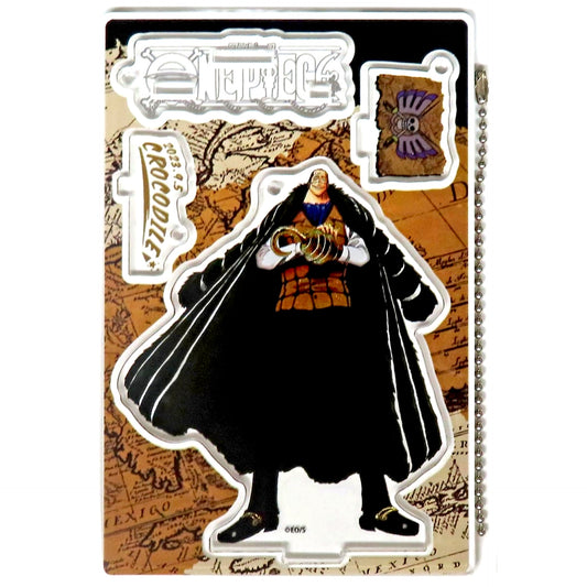 Crocodile One Piece Birthday Diorama Figure kirat Foil-Stamped Acrylic Ball Chain Included [USED]