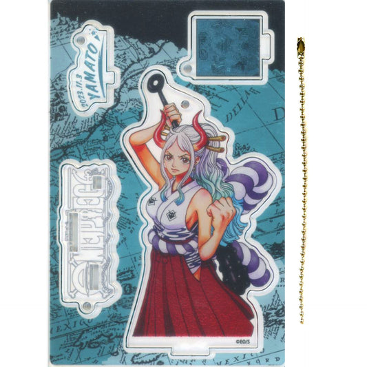 Yamato Birthday Diorama Figure Kirat One Piece Foil Acrylic Keychain with Ball Chain [USED]