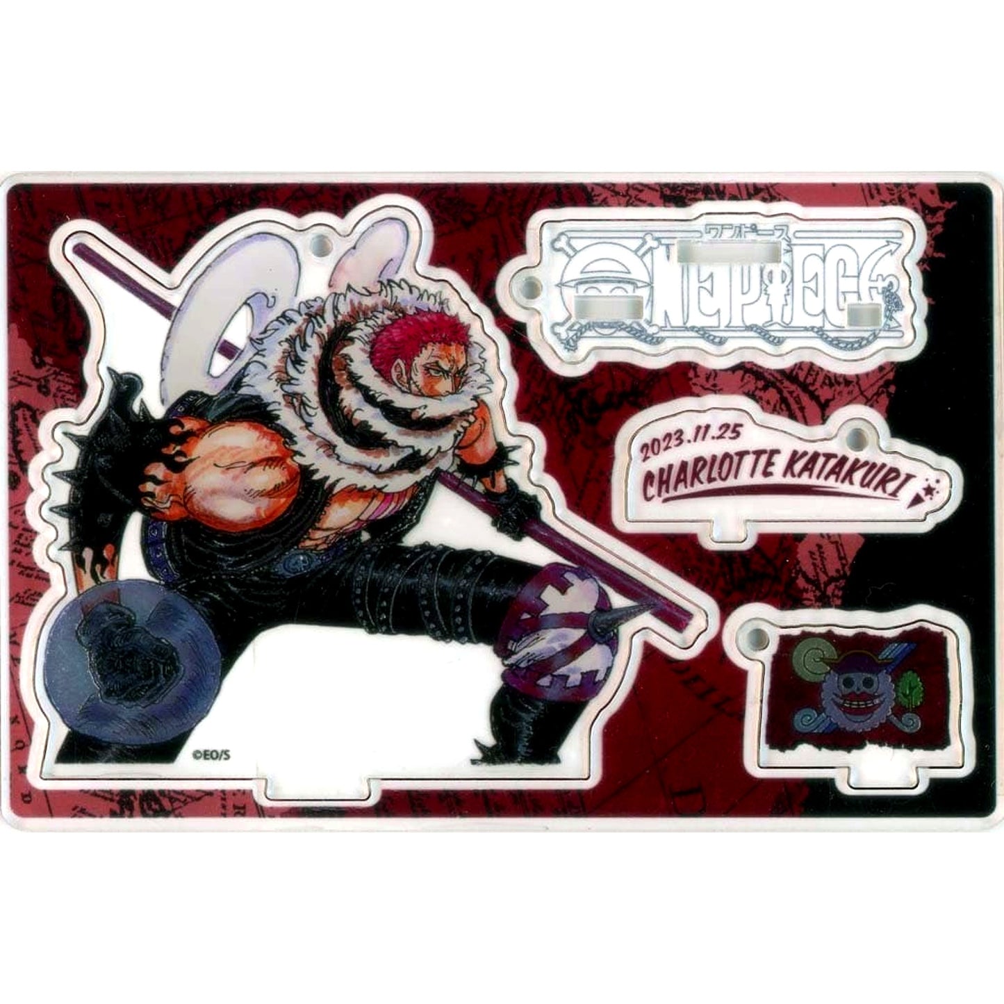 Charlotte Katakuri One Piece Birthday Diorama Figure kirat star Foil Stamped Acrylic with Ball Chain [USED]
