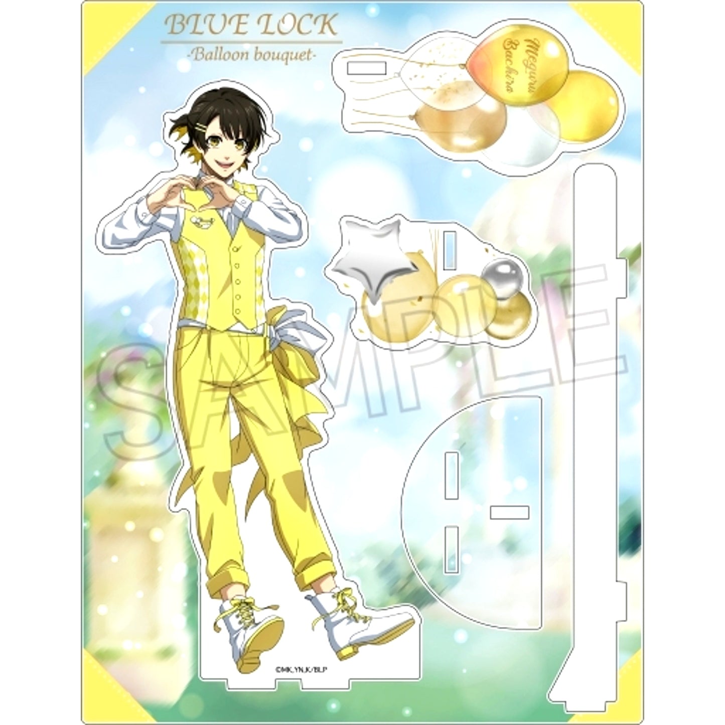 Meguru Bachira Acrylic Stand -Balloon Bouquet- Blue Lock [USED]