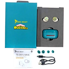 Izuku Midoriya My Hero Academia BAV.BEAT True Wireless Earphones TE-D01V-MHA Hero Suit Image Premium Bandai Limited [USED]
