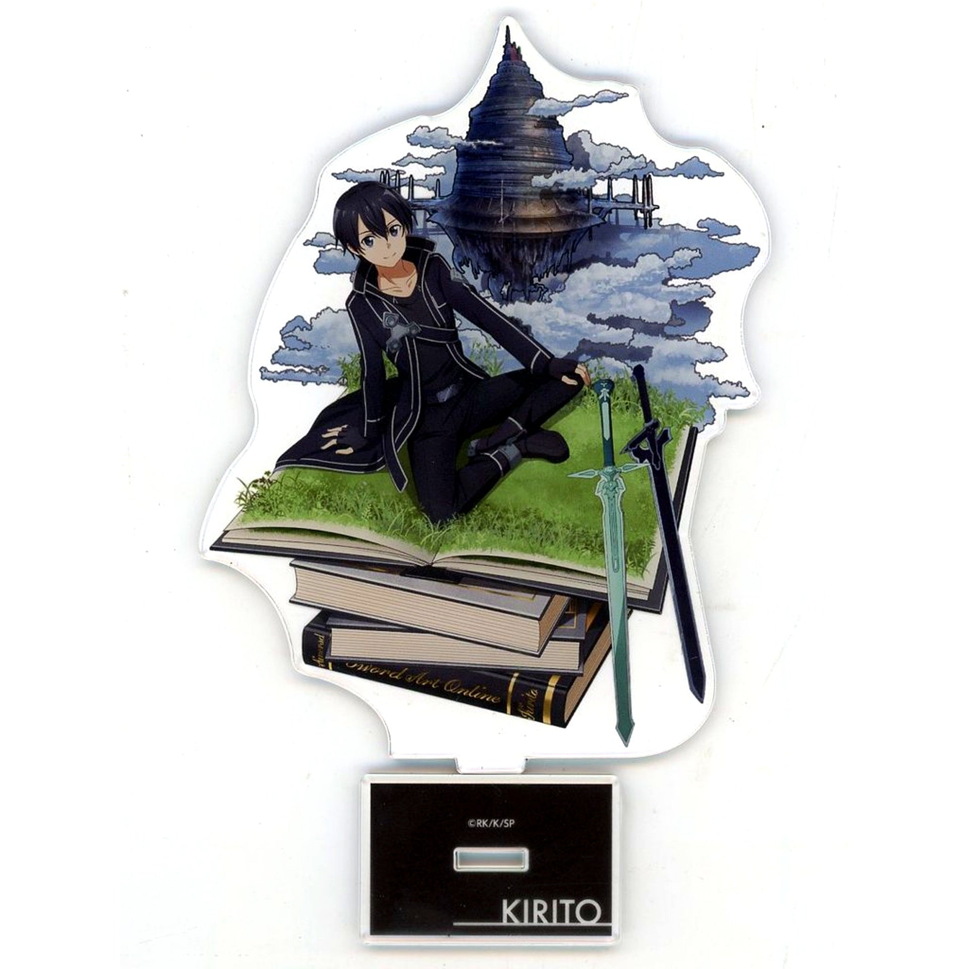 Kirito Big Acrylic Stand Sword Art Online x Village Vanguard [USED]