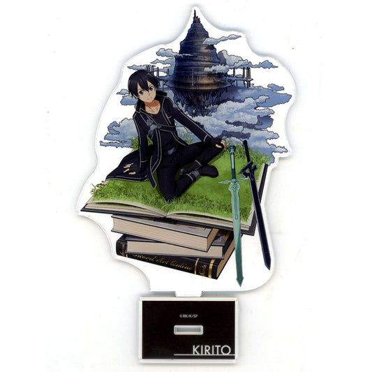 Kirito Big Acrylic Stand Sword Art Online x Village Vanguard [USED]
