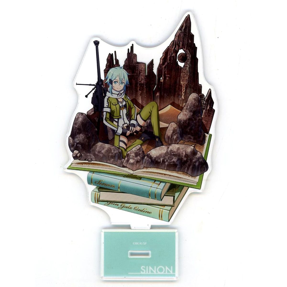 Shino Asada Big Acrylic Stand Sword Art Online x Village Vanguard [USED]