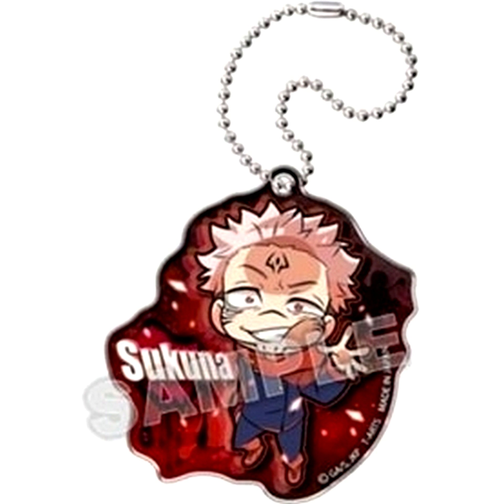 Ryomen Sukuna Jujutsu Kaisen Pita Deforme 2nd Opening Acrylic Keychain [USED]