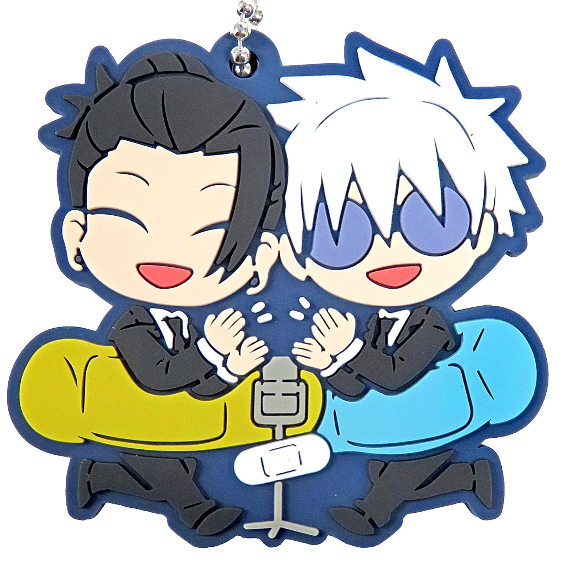 Satoru Gojo and Suguru Geto B Jujutsu Kaisen Chara Banchoko Rubber Mascot Hidden Inventory Premature Death [USED]