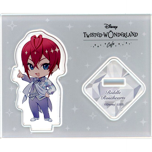 Riddle Rosehearts Disney Twisted Wonderland x OH MY CAFE 2023 Mini Acrylic Stand [USED]