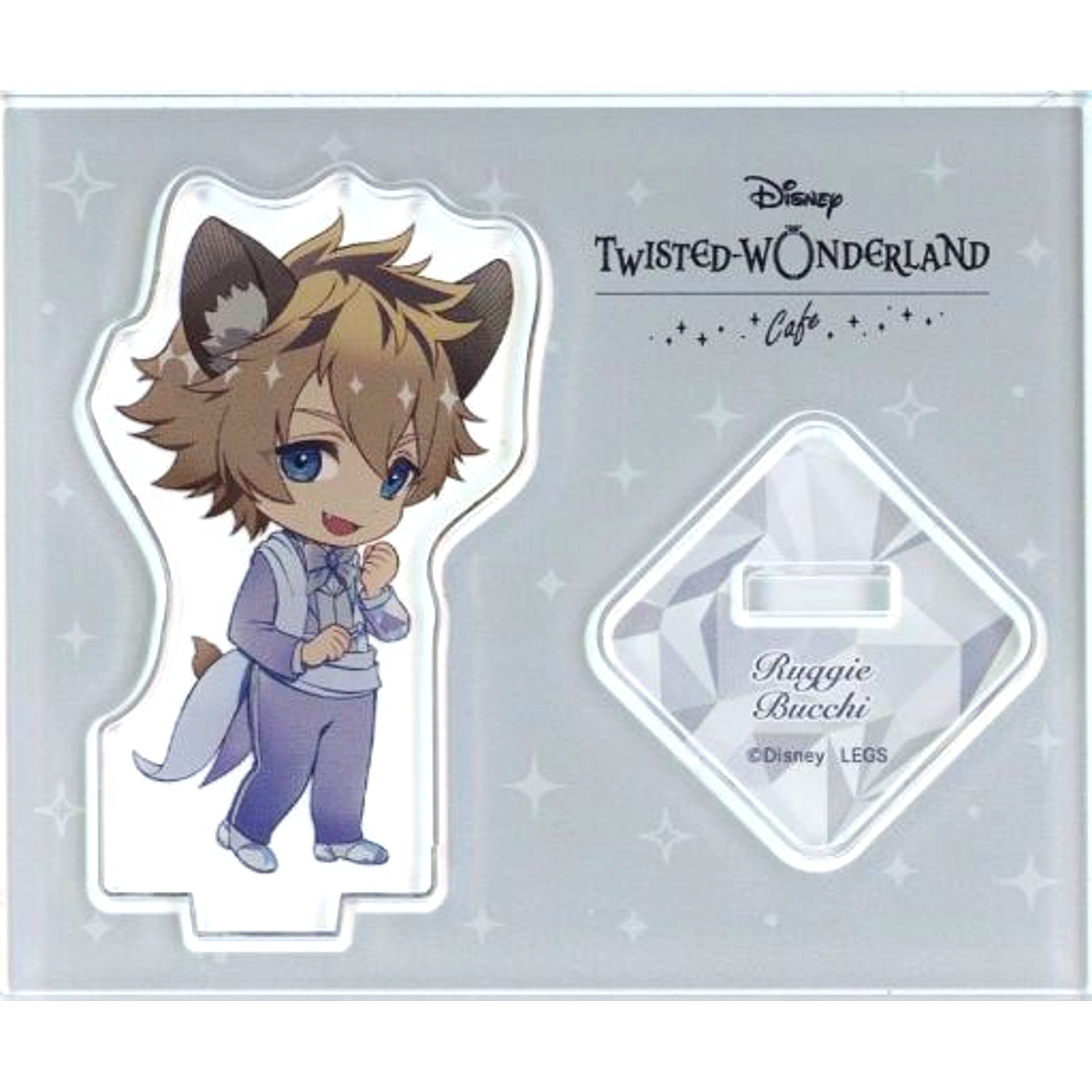 Ruggie Bucchi Mini Acrylic Stand Disney Twisted-Wonderland x OH MY CAFE 2023 [USED]