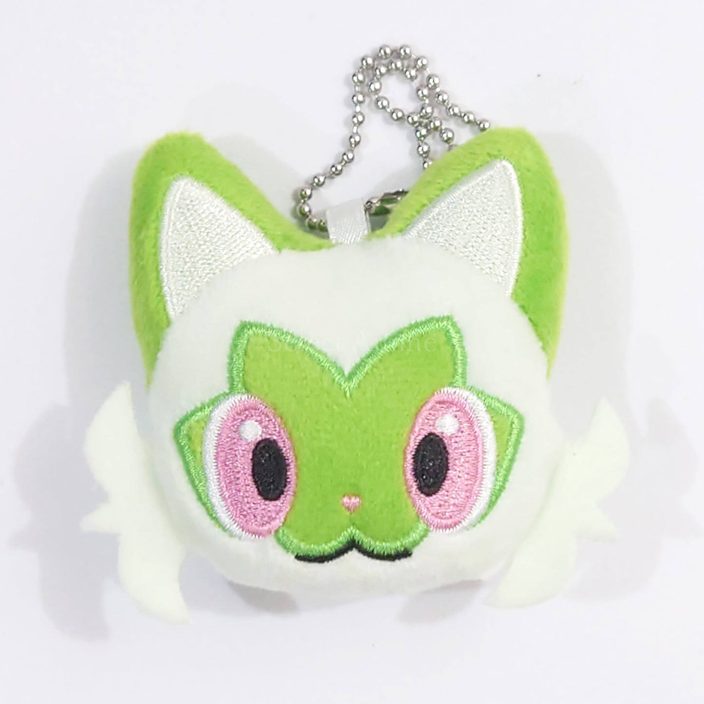 Sprigatito Pokemon Face Plush Toy with Ball Chain Vol.2 Mascot [USED]