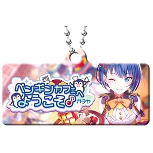 Hatsune Miku: Colorful Stage! Welcome to the Penguin Cafe Gacha Capsule Metal Banner Keychain Collection Vol.5 Keychains [USED]