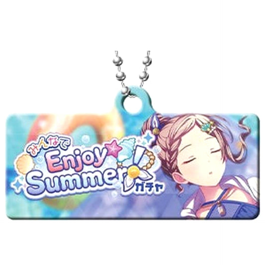 Hatsune Miku: Colorful Stage! Enjoy Summer With Everyone! Gacha Capsule Metal Banner Keychain Collection Vol.6 Keychains [USED]