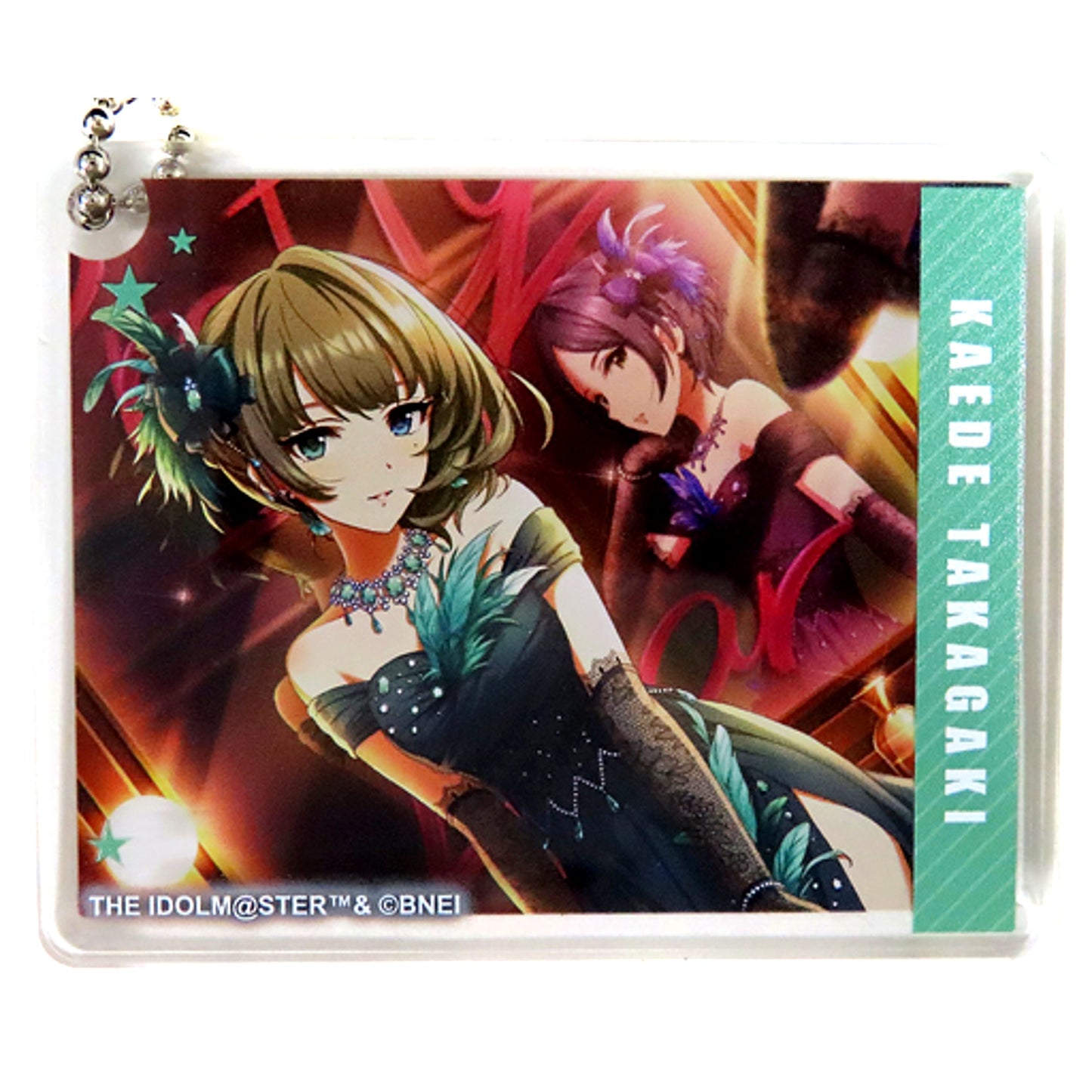 Kaede Takagaki The Idolmaster Cinderella Girls CoLotta Trading Acrylic Plate Keychain Animate Cafe [USED]