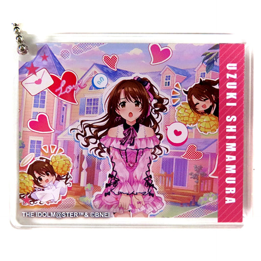 Uzuki Shimamura The Idolm@ster Cinderella Girls CoLotta Trading Acrylic Plate Keychain animatecafe [USED]