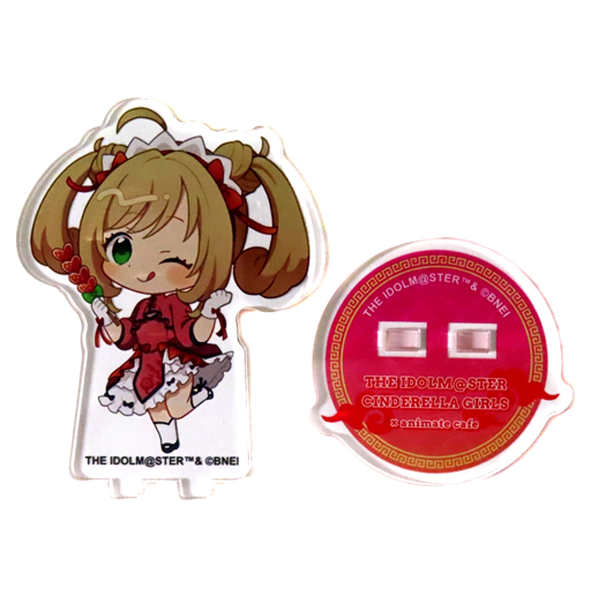 Shin Sato THE IDOLM@STER Cinderella Girls Trading Acrylic Stand Animate Cafe [USED]