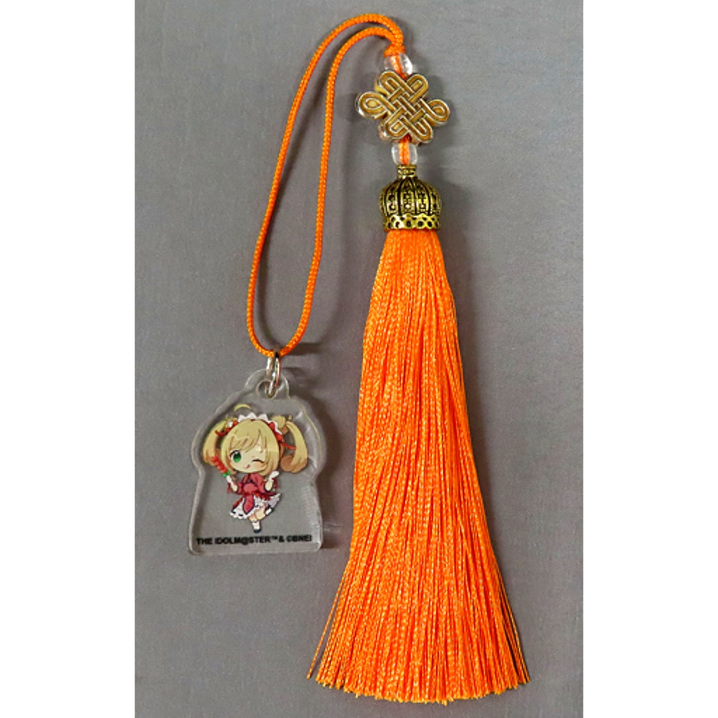 Shin Sato The Idolmaster Cinderella Girls Trading Chinese Style Tassel Keychain Animate Cafe [USED]