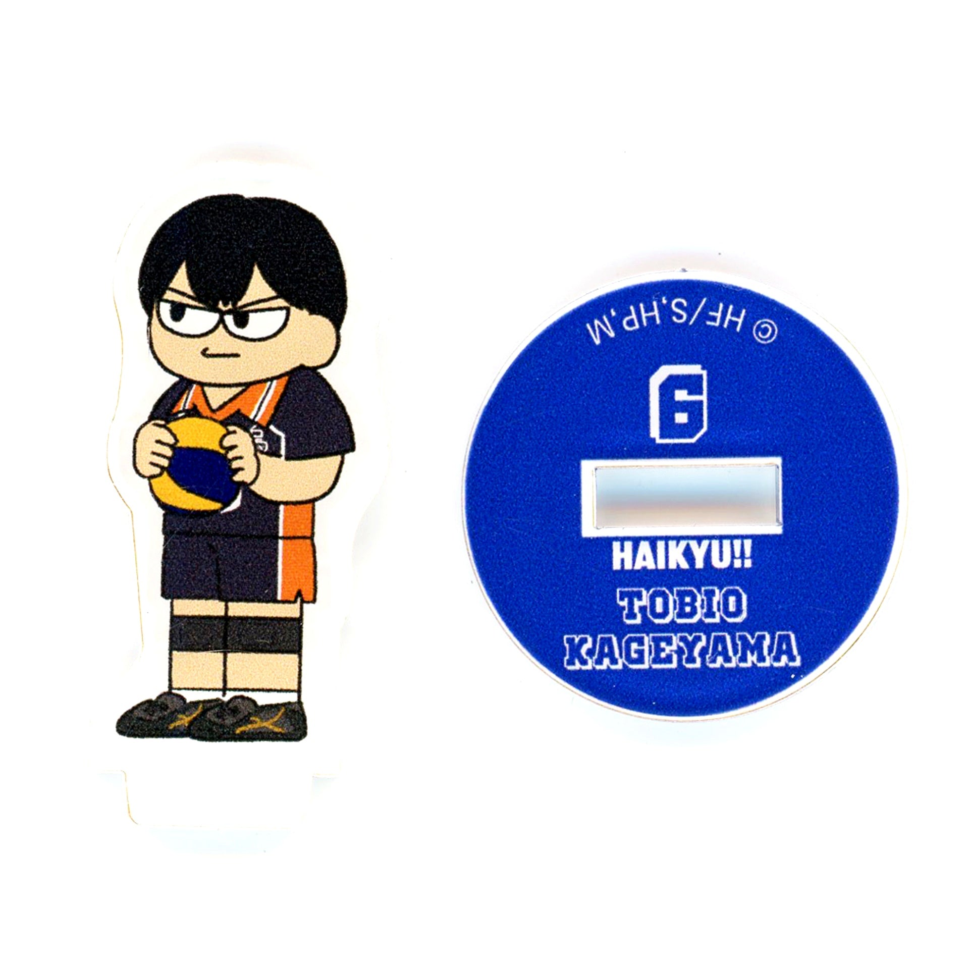 Tobio Kageyama Haikyu!! Plaza Jirori Trading Mini Acrylic Stand Vol.1 [USED]