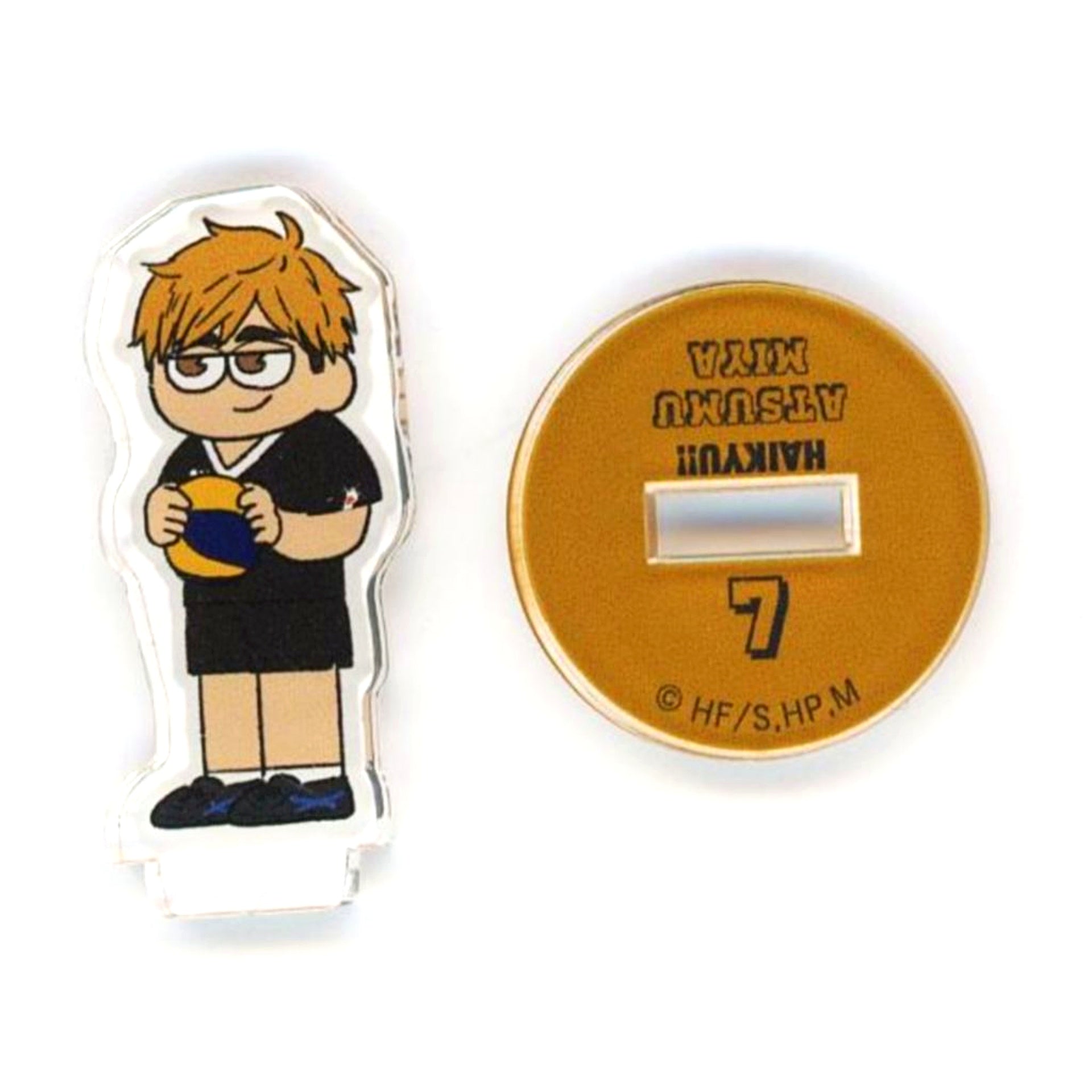 Atsumu Miya Haikyu!! Plaza Jirori Trading Mini Acrylic Stand Vol.1 [USED]