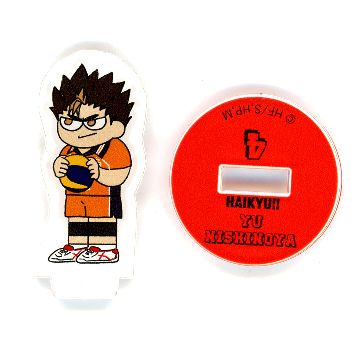 Yu Nishinoya Haikyu!! Plaza Jirori Trading Mini Acrylic Stand Vol. 2 [USED]