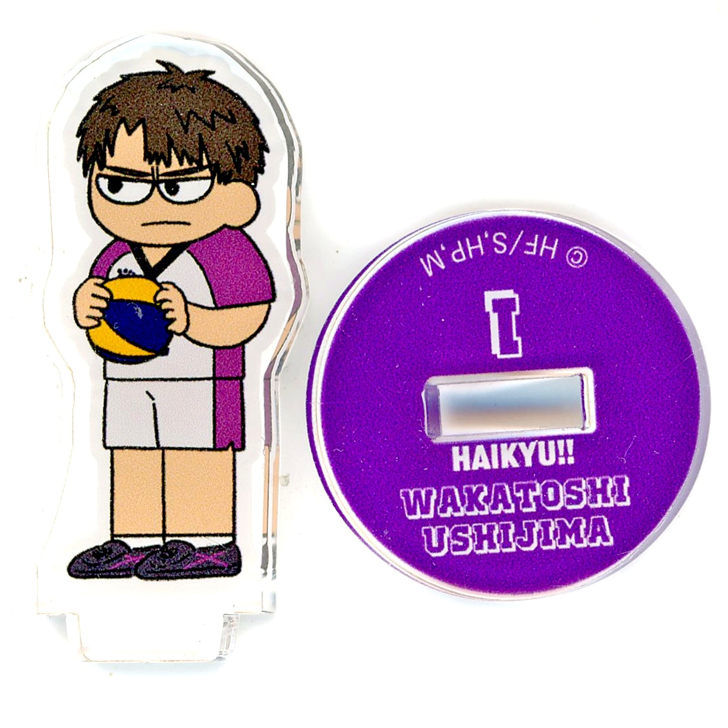 Wakatoshi Ushijima Haikyu!! Plaza Jirori Trading Mini Acrylic Stand Vol. 2 [USED]