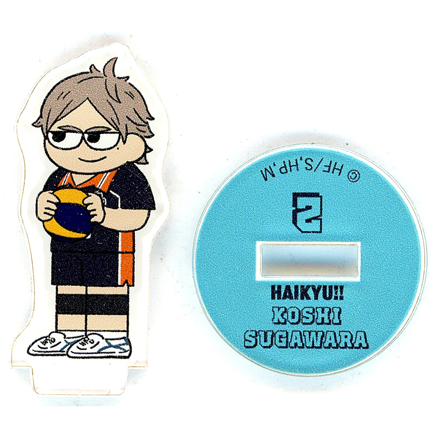 Koshi Sugawara Haikyu!! Plaza Jirori Trading Mini Acrylic Stand Vol.3 [USED]