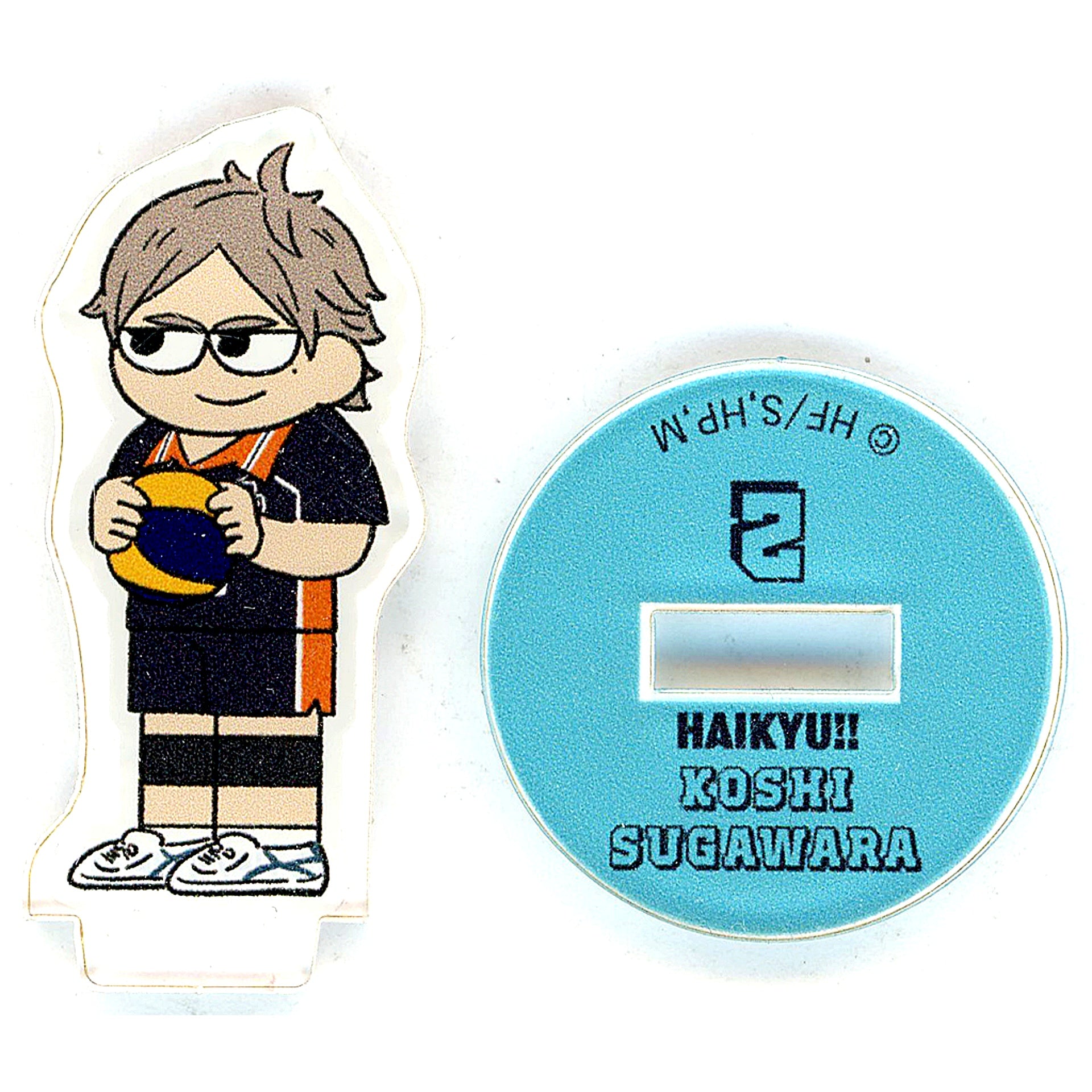 Koshi Sugawara Haikyu!! Plaza Jirori Trading Mini Acrylic Stand Vol.3 [USED]