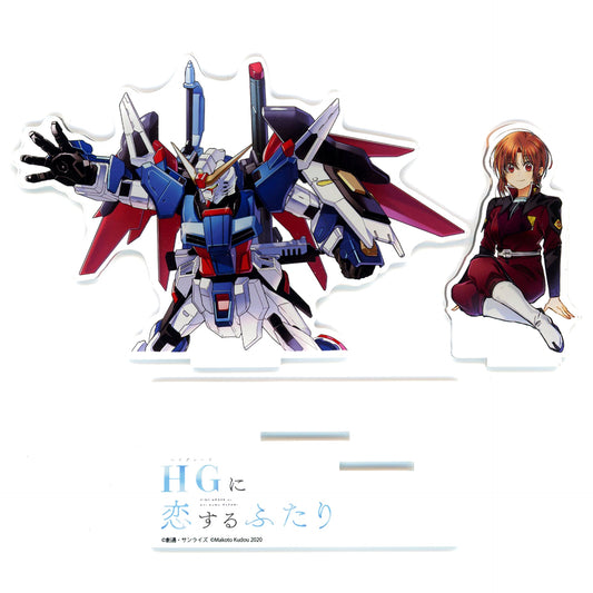 Single Item Sayaka Kanzaki & Destiny Gundam Comics HG ni Koisuru Futari Vol.2 Gamers Limited Edition Included Bonus Drawn Acrylic Figure [USED]