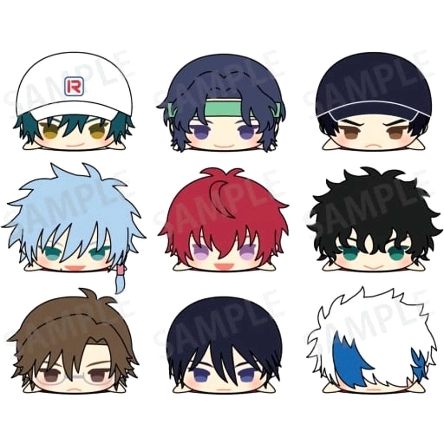 Ryoma Echizen & Others The Prince of Tennis II: U-17 World Cup All 9 Types Set Mochimochi Mascot Vol.1 [USED]